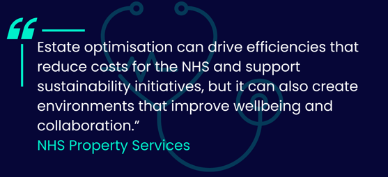 A quote from NHS Property Services on estate optimisation