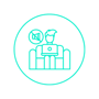 Hybrid working Icon 