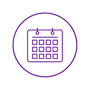 Social Events Calendar Icon 