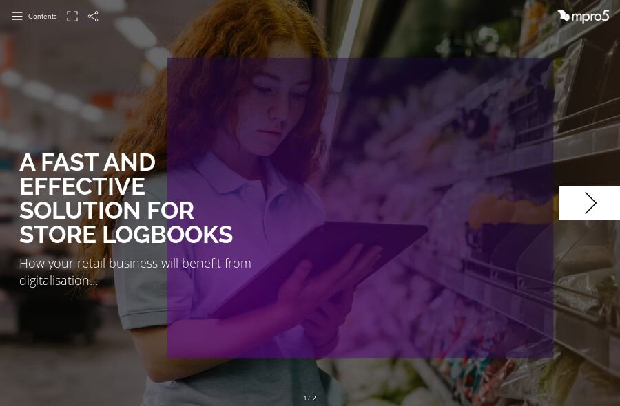 The cover of mpro5s Retail Logbooks Guide